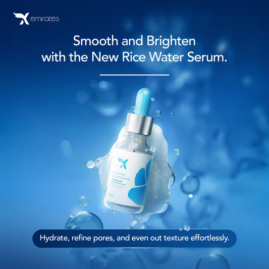 Rice water+Niacinamide !