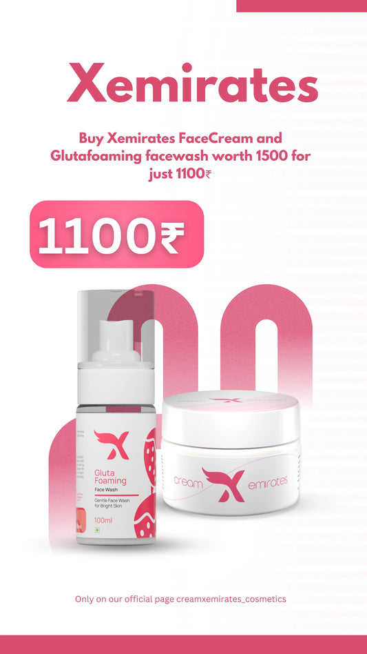 CreamXemirates + Gluta facewash